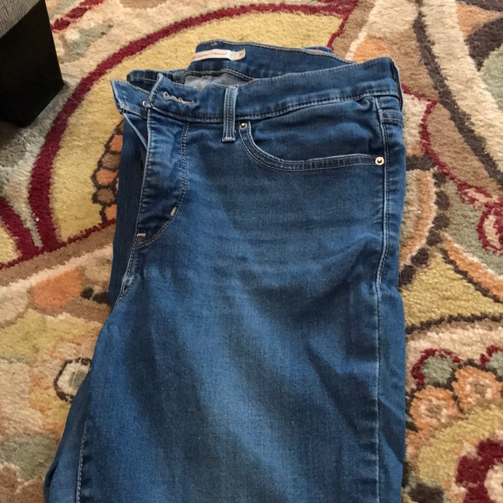 Levi’s shaping straight jeans